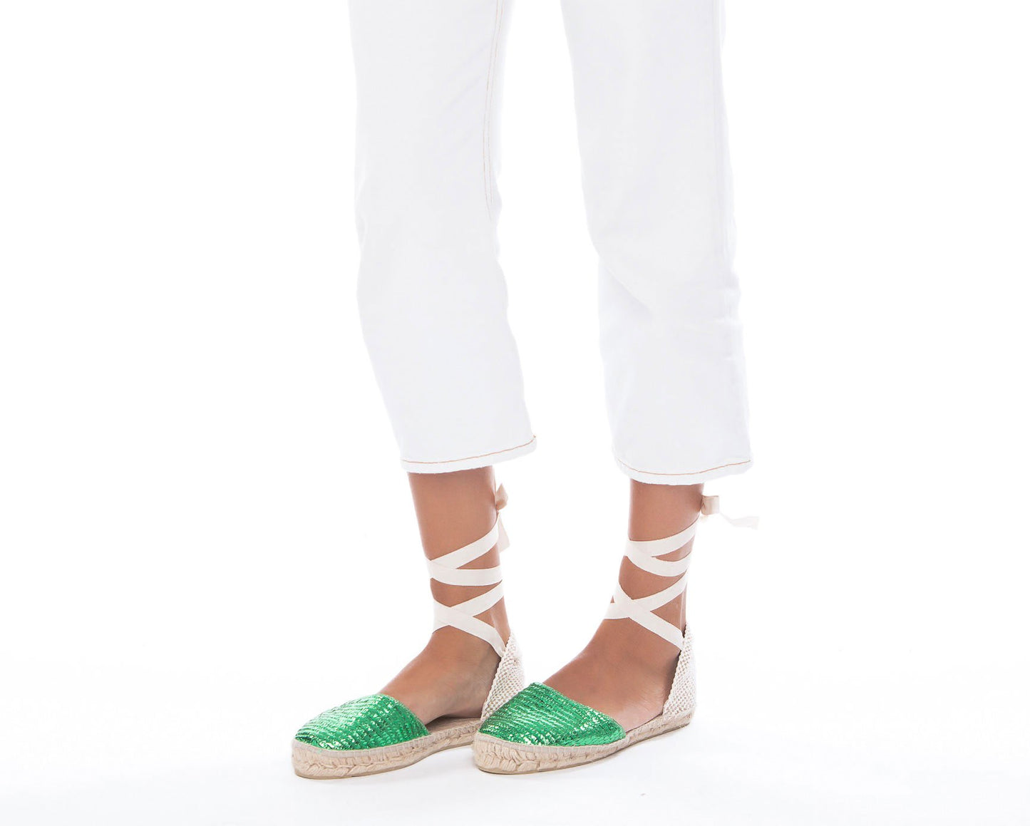 Flat Sandals - Los Angeles - Emerald