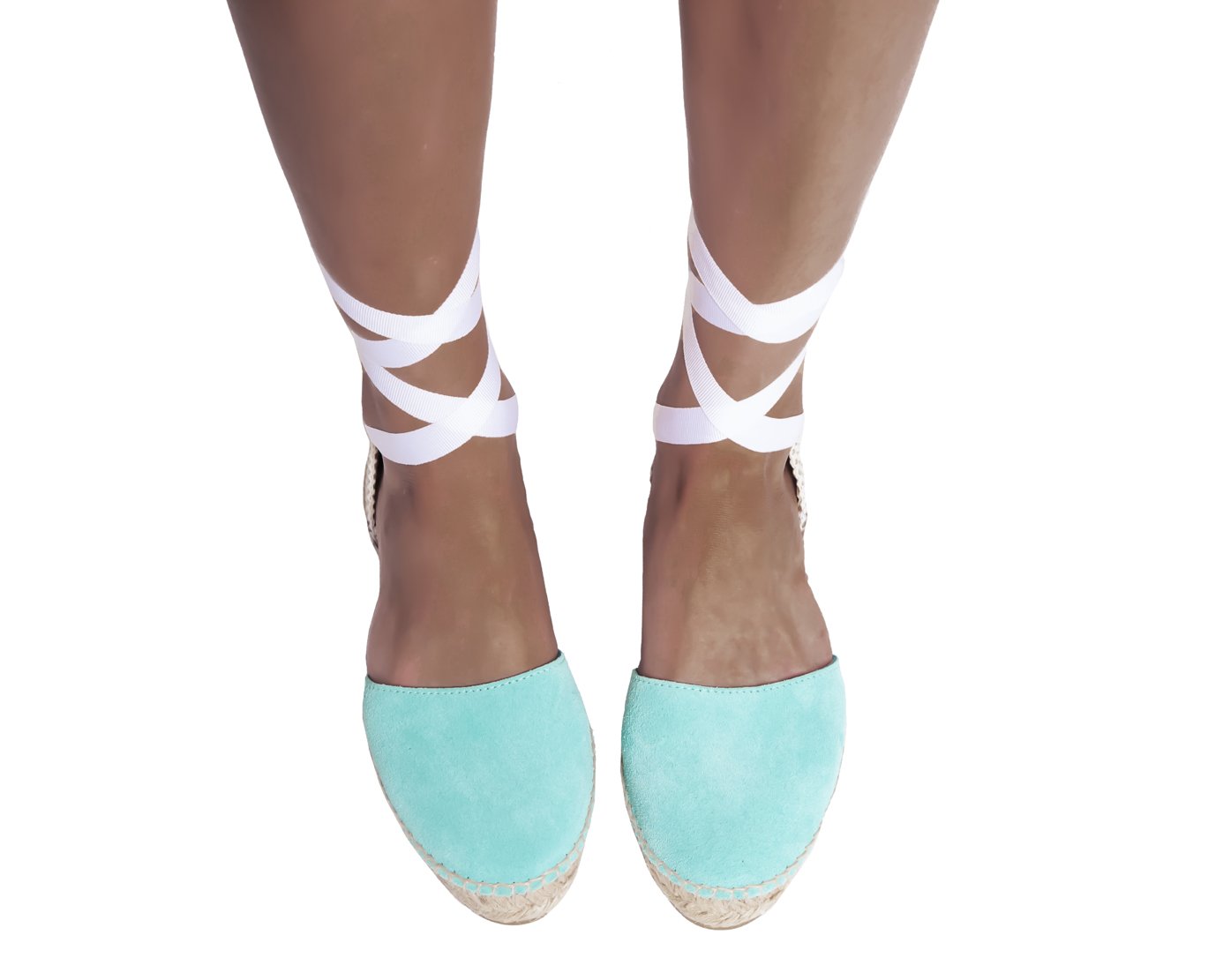 Sandales Plates - Hamptons - Aquamarine