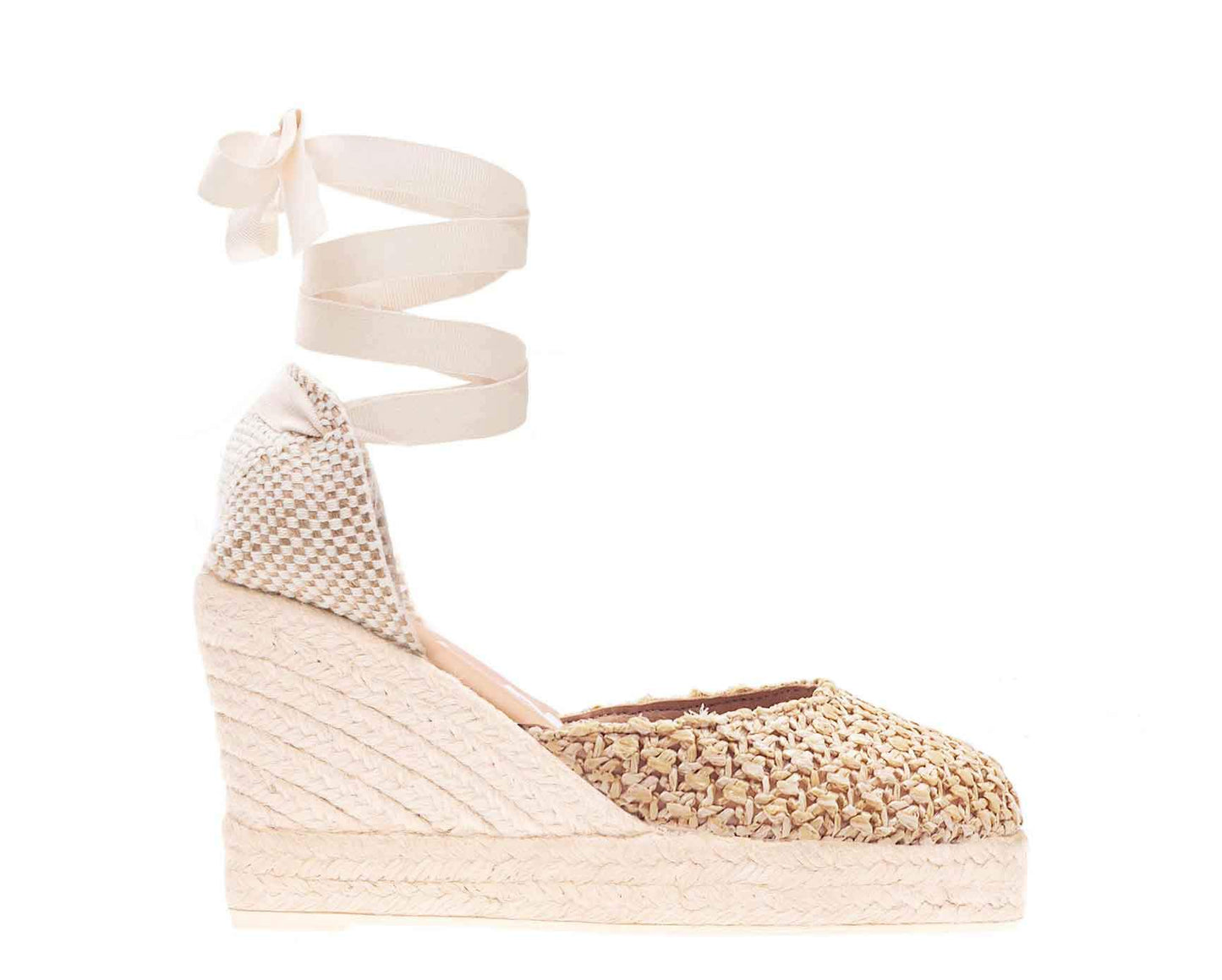Wedge Sandals - Yucatan - Raffia Net