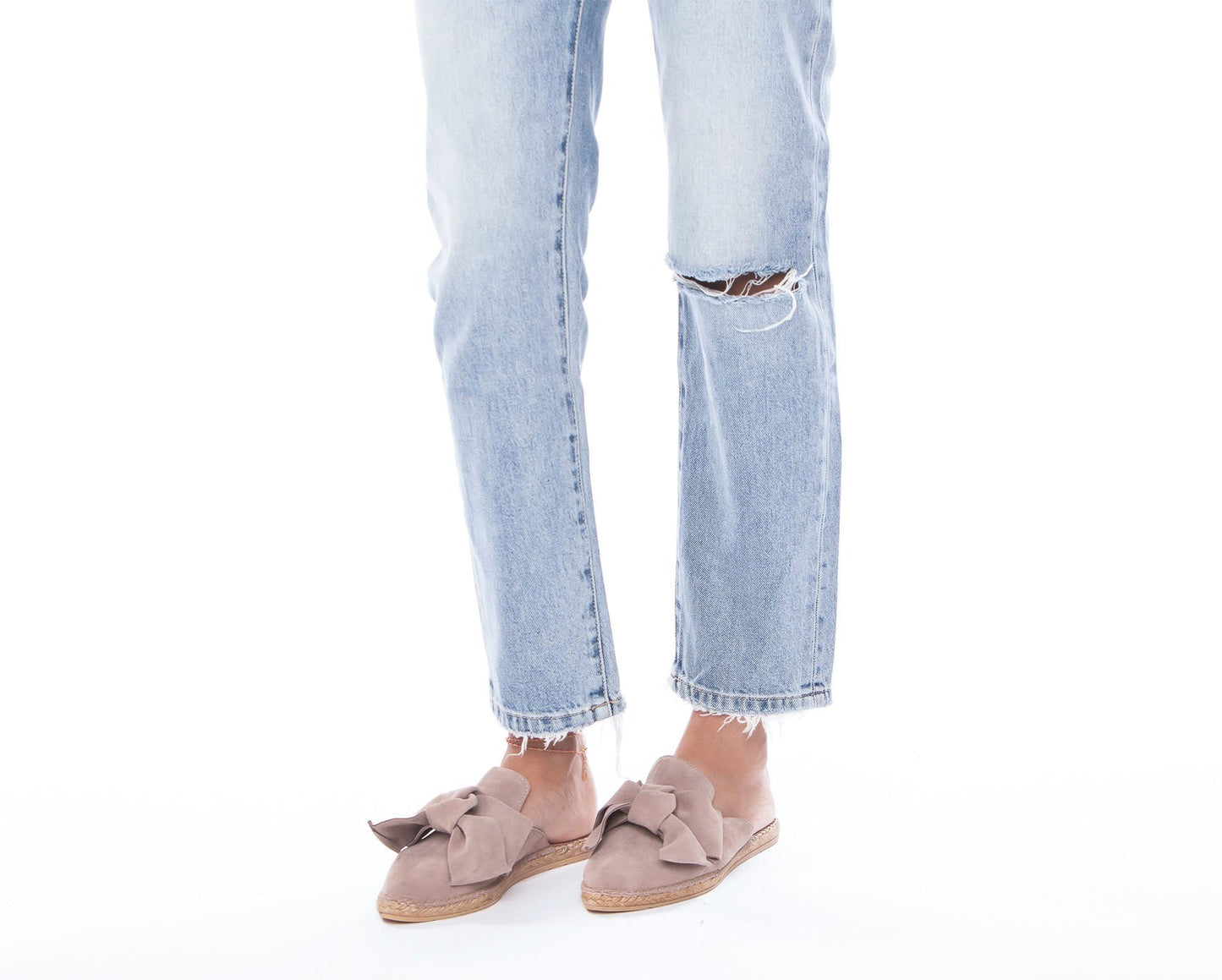Mules à Nœud - Hamptons - Taupe Vintage