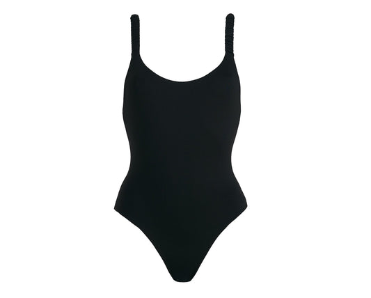 Stretch One Piece - Hamptons - Black