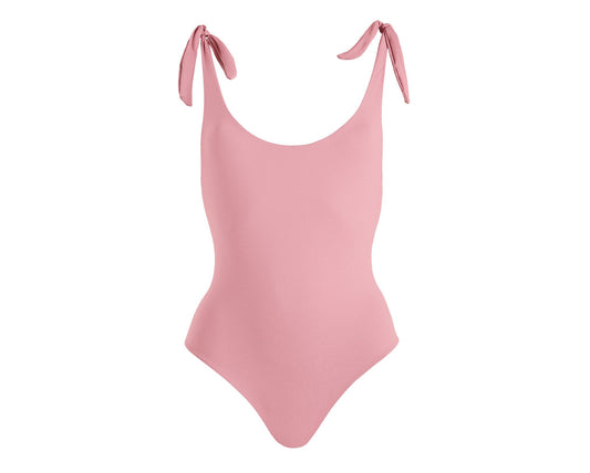 Tie-up One Piece - Hamptons - Dusty Rose