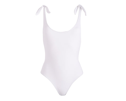 Tie-up One Piece - Hamptons - White
