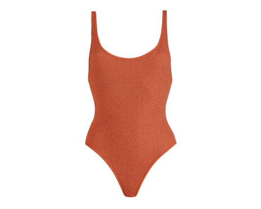 Une Pièce - Los Angeles - Lurex Orange Brûlé