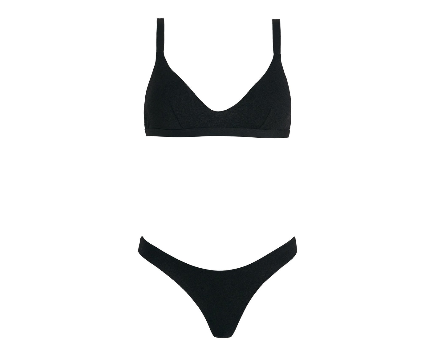 Surf Bikini - Hamptons - Black Crepe