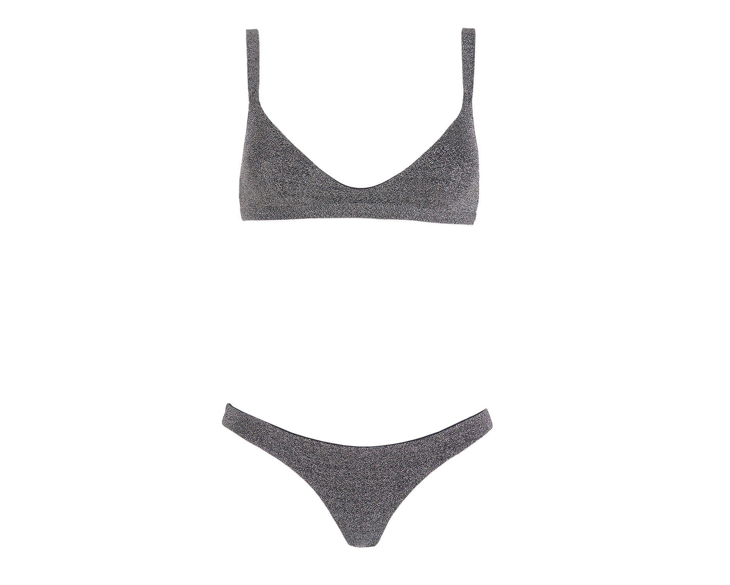 Surf Bikini - Los Angeles - Silver Lurex