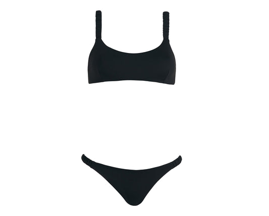 Stretch Bikini - Hamptons - Black