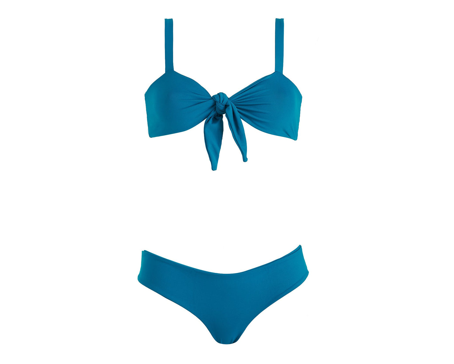 Bikini Noué Devant - Hamptons - Vert Sarcelle
