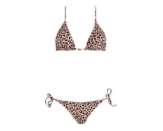 Triangle Bikini - Dakota - Rose Leopard
