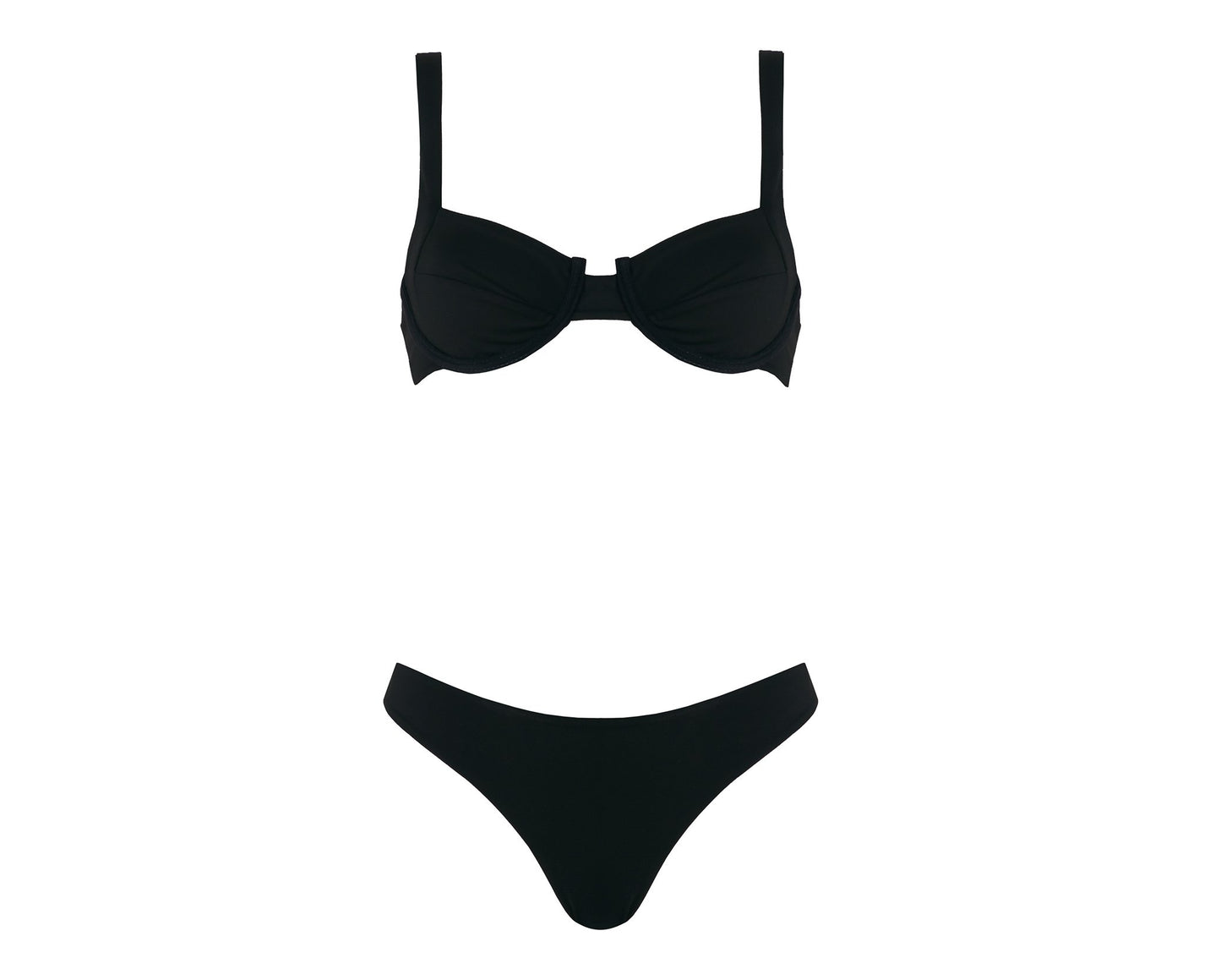 Bikini à armatures - Hamptons - Noir