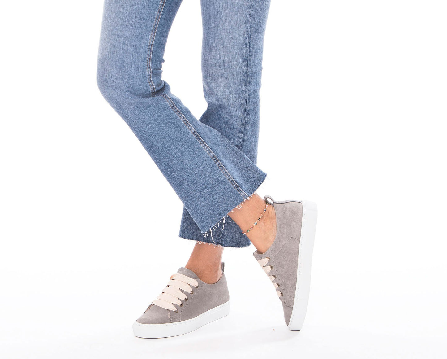 Flat Sneakers - Hamptons - Grey