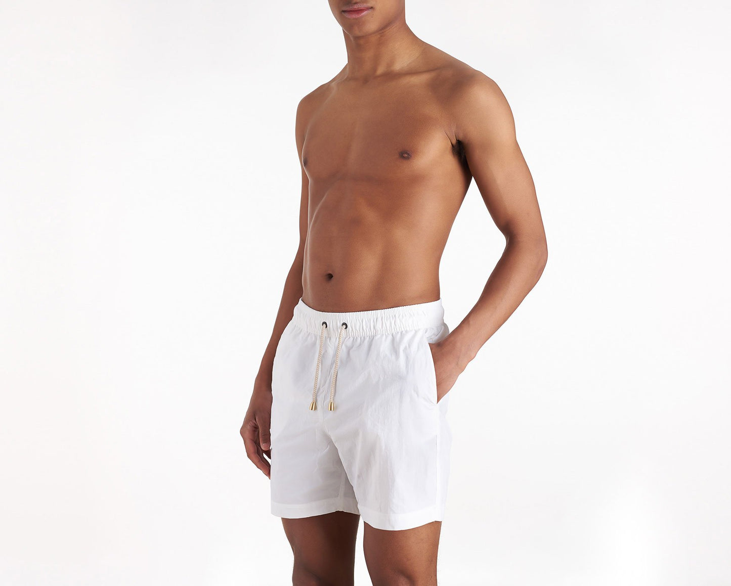 Swim Shorts - Hamptons - White