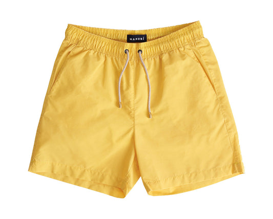 Swim Shorts - Hamptons - Sunny Yellow Wash Out