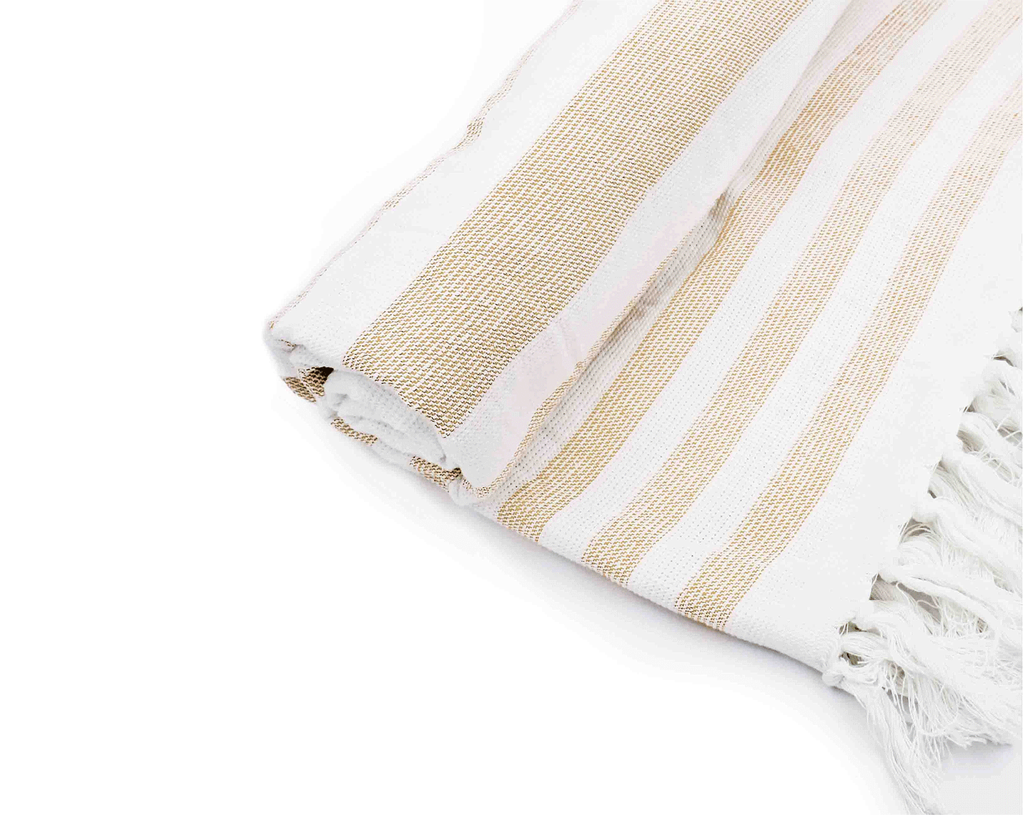 Beach Towel - Beige Stripes