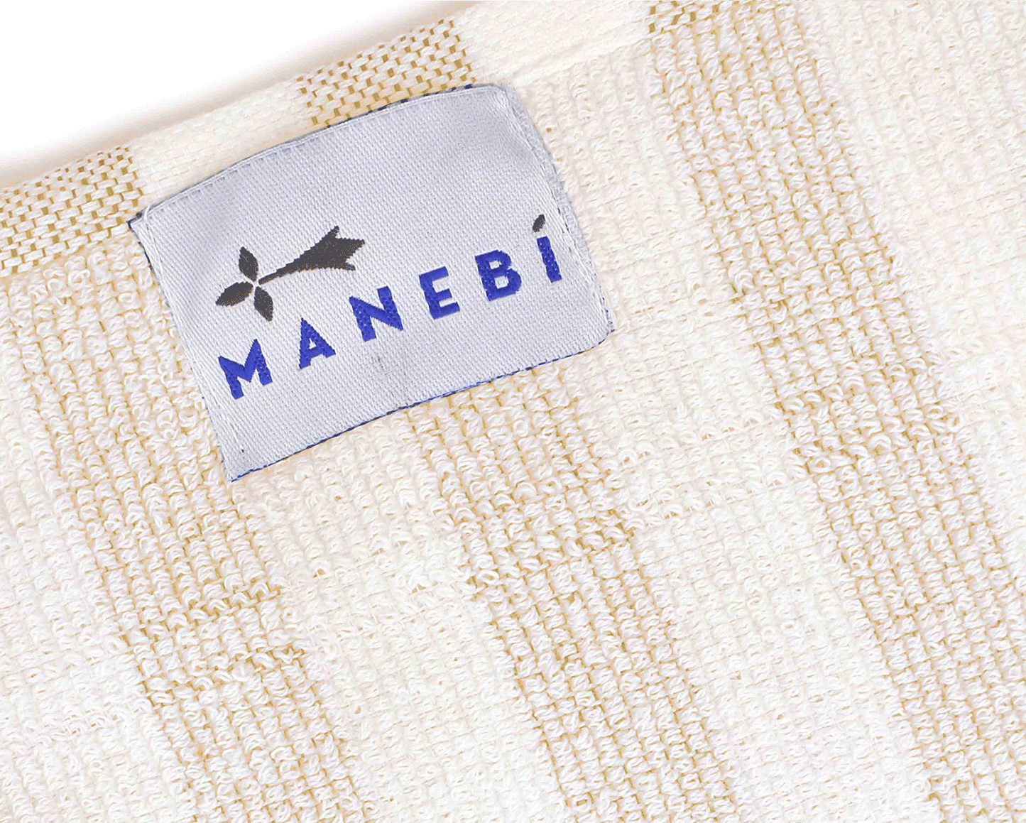 Beach Towel - Beige Stripes