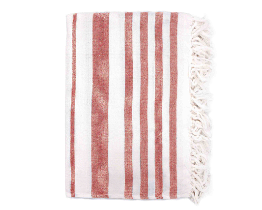 Beach Towel - Red Stripes