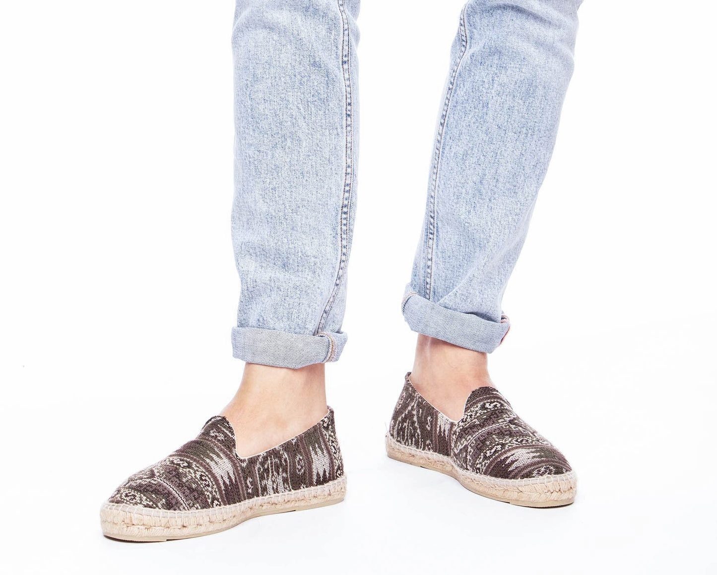 Espadrilles - Yucatan - Ethnique Kaki