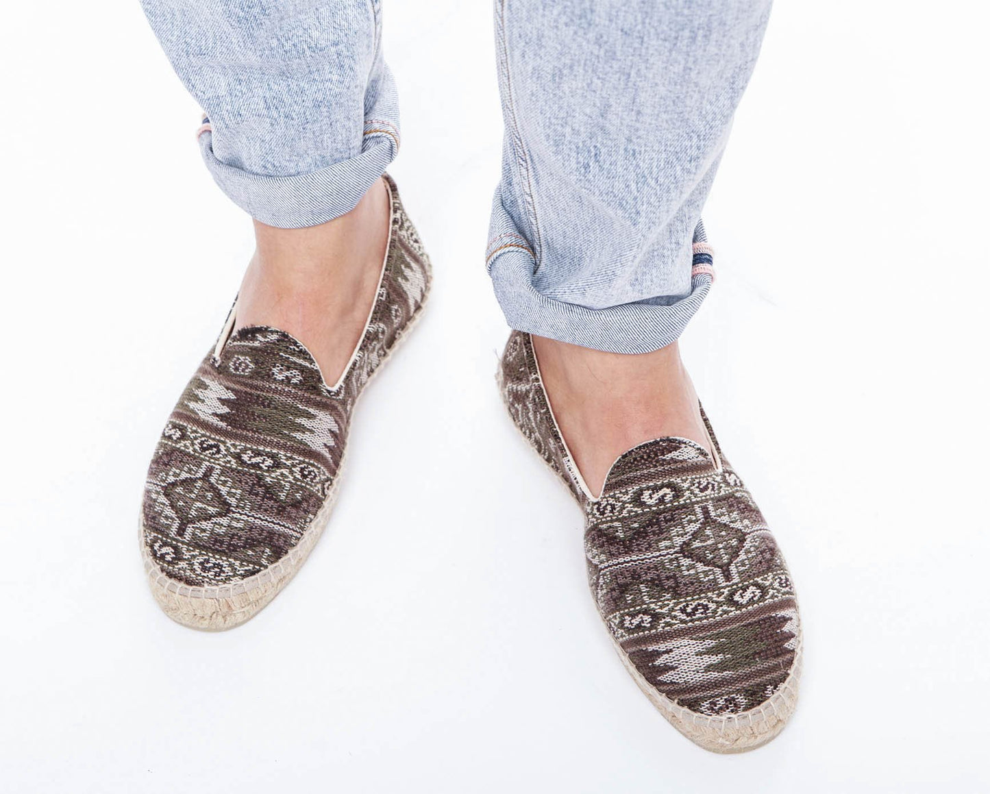 Espadrilles - Yucatan - Ethnique Kaki