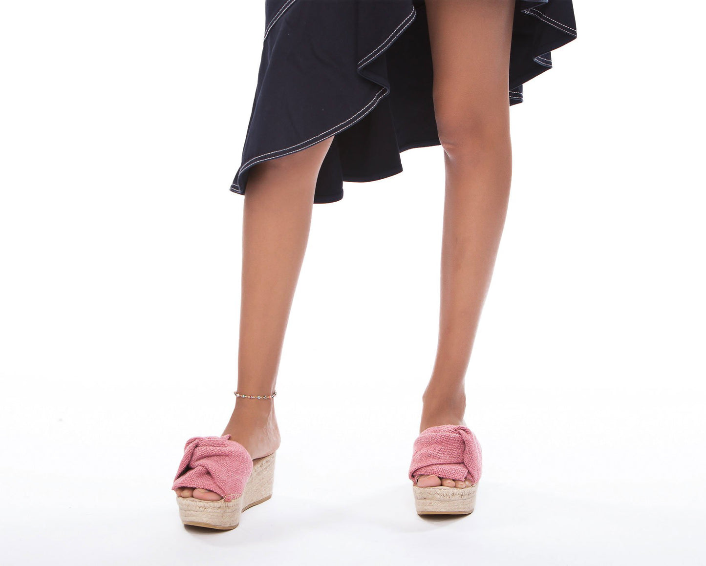 Plateforme Haute avec Noeud - Yucatan - Rose