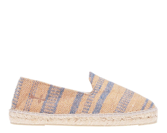 Espadrilles - Palm Springs - Rayures Beige Azur