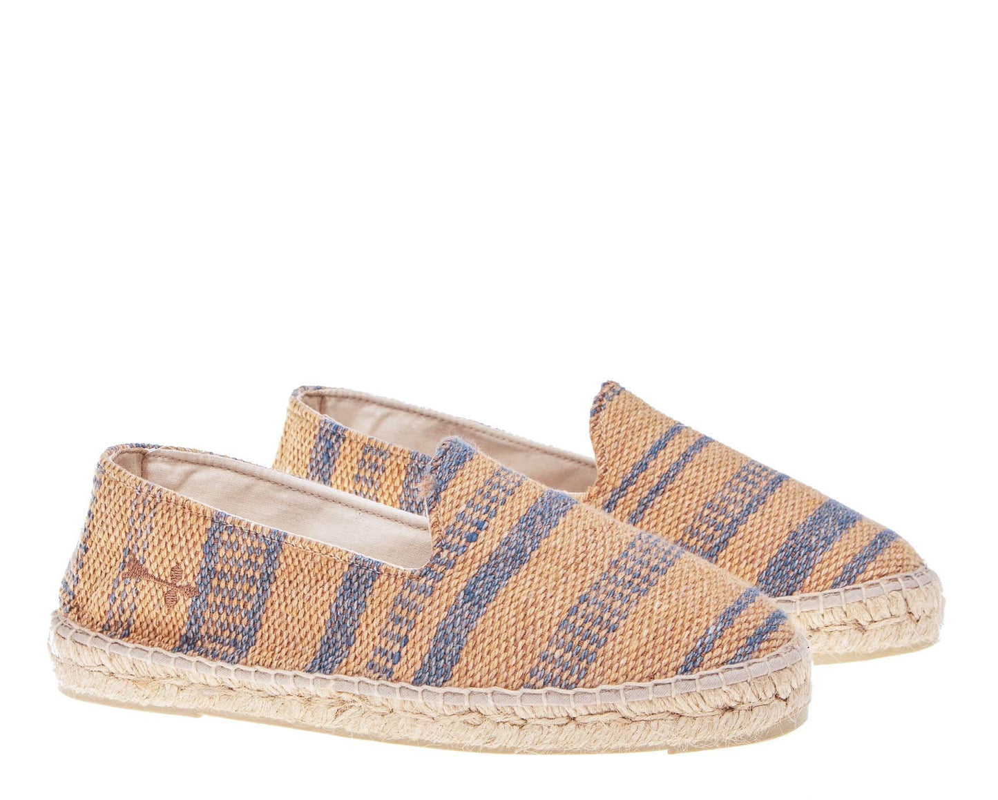 Espadrilles - Palm Springs - Rayures Beige Azur