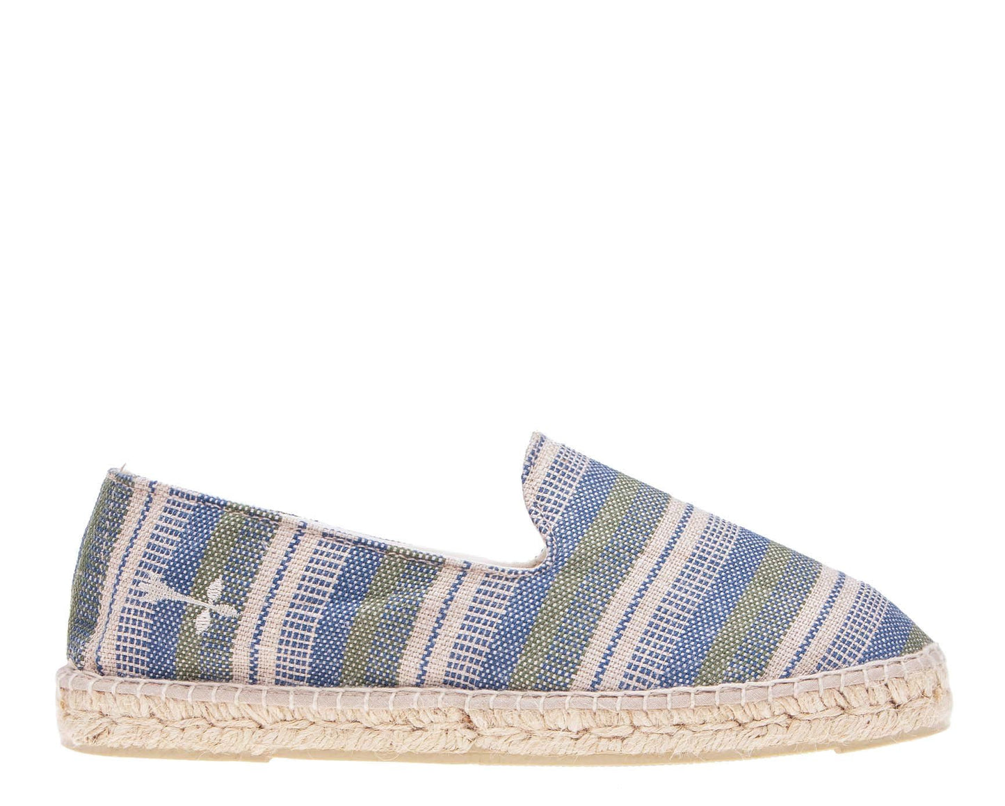 Espadrilles - Palm Springs - Rayures Bleu Kaki