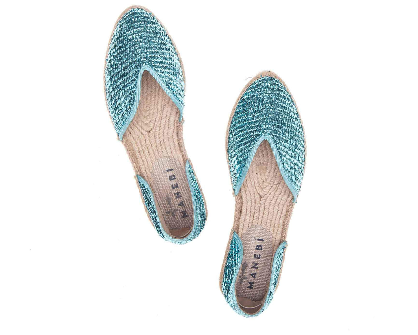 Ballerines Ouvertes - Los Angeles - Turquoise