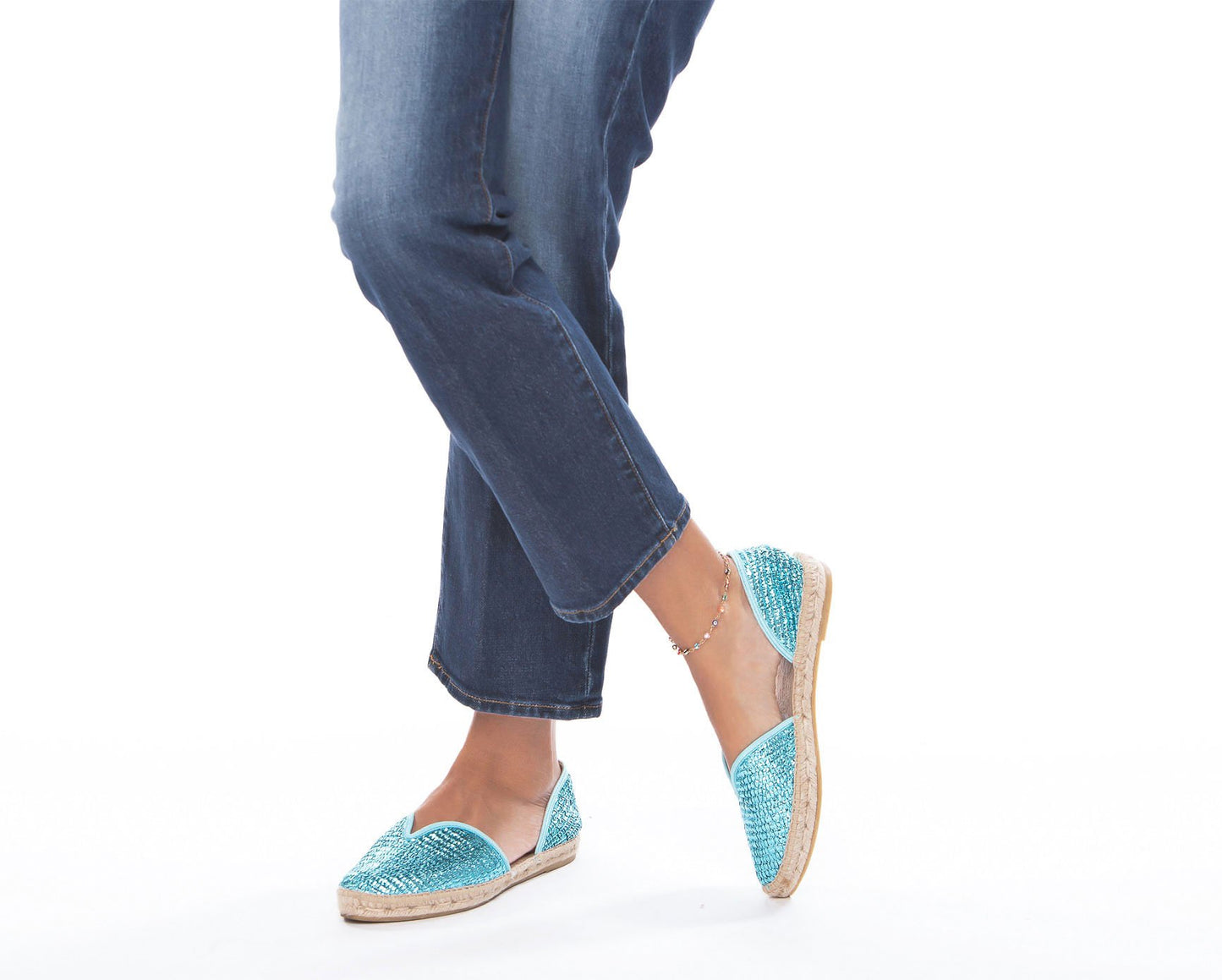 Ballerines Ouvertes - Los Angeles - Turquoise