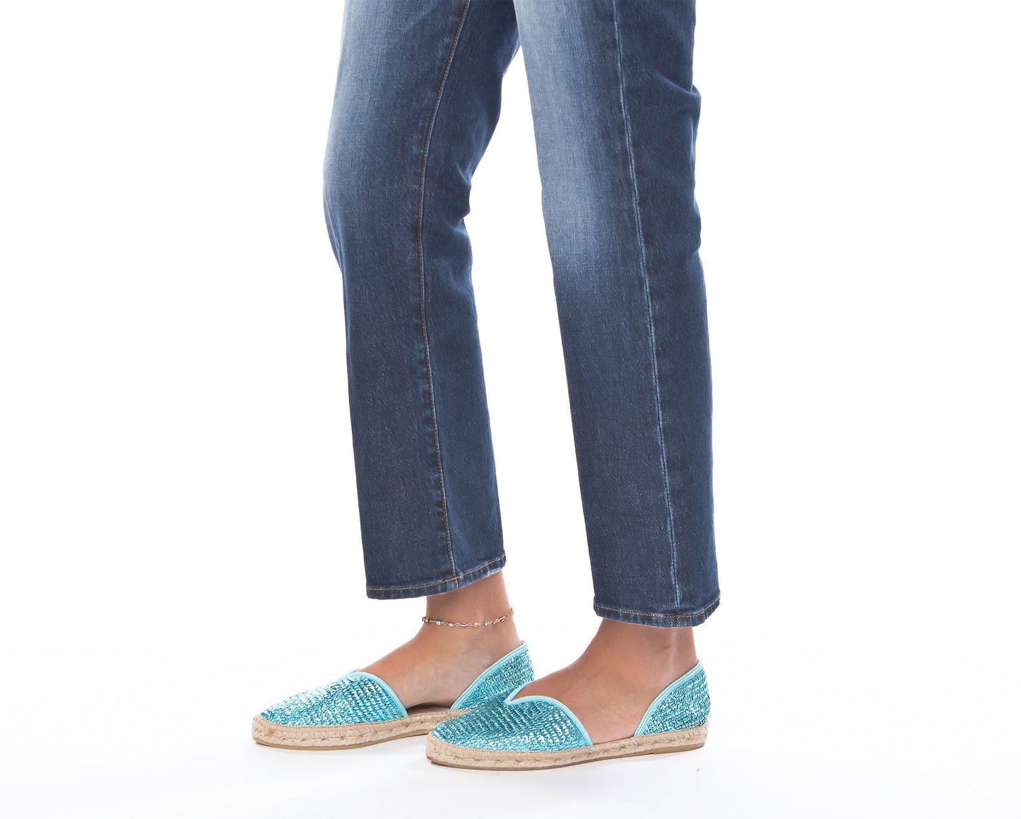 Ballerines Ouvertes - Los Angeles - Turquoise