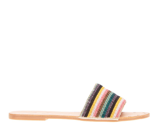 Sandales One Belt - Ibiza - Rayures Multicolores