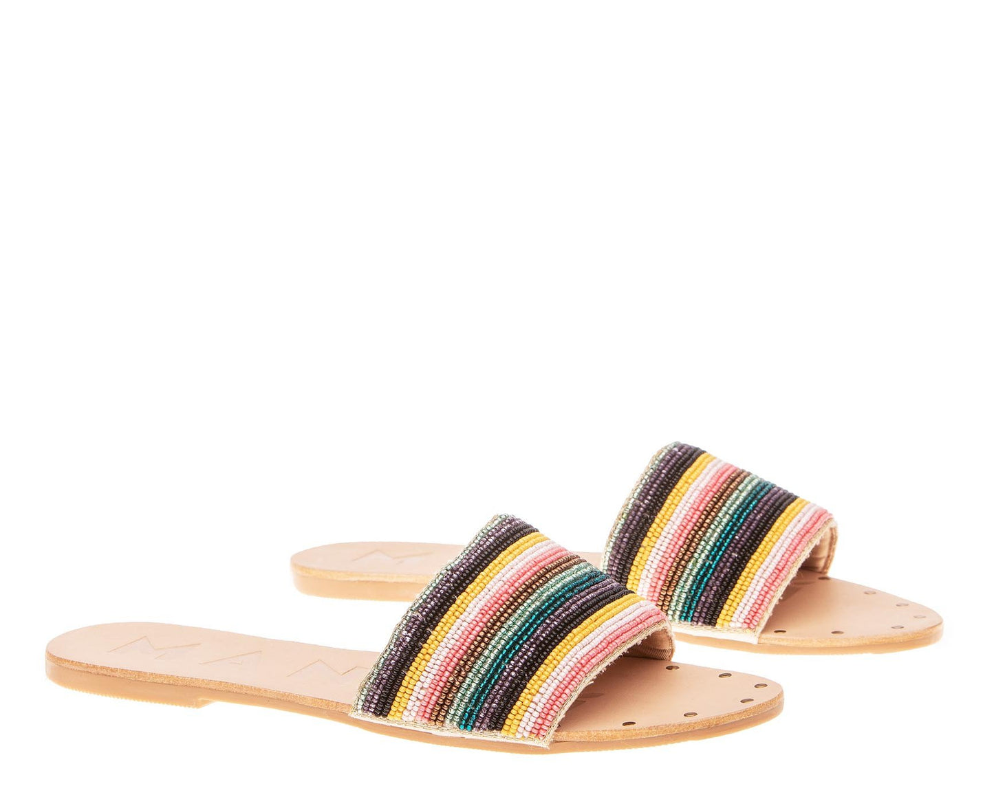 One Belt Sandals - Ibiza - Multicolor Stripes