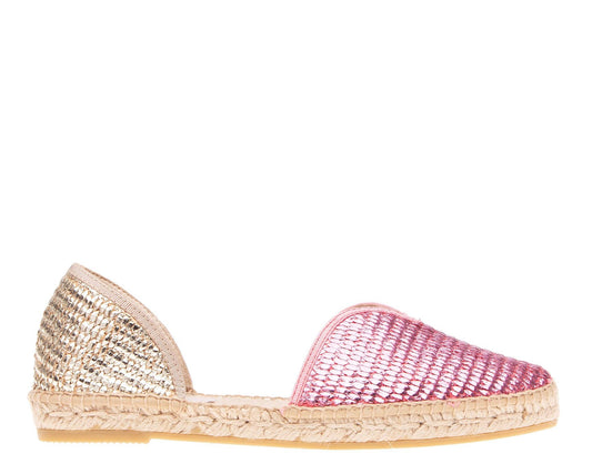 Mocassins Ouverts - Los Angeles - Fuchsia &amp; Platine