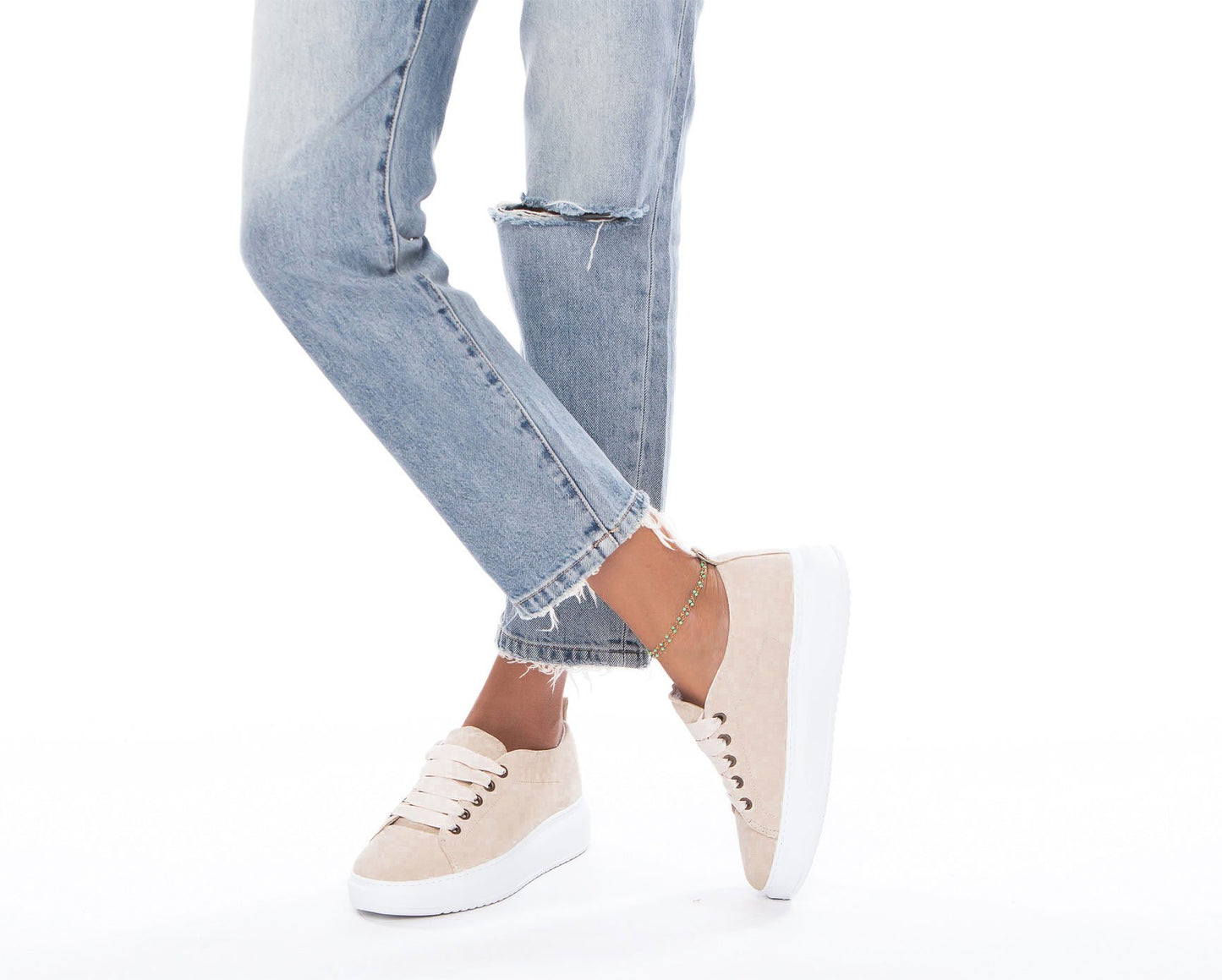 Sneakers - Hamptons - Champagne beige