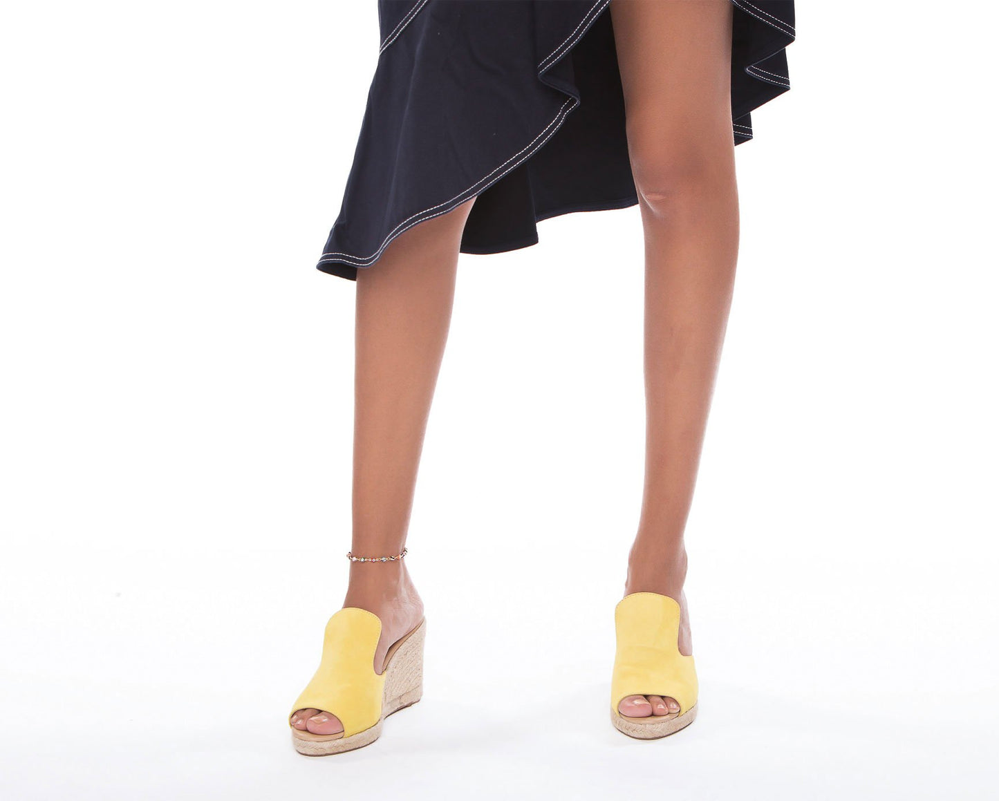 Mules Compensées - Hamptons - Jaune Ensoleillé