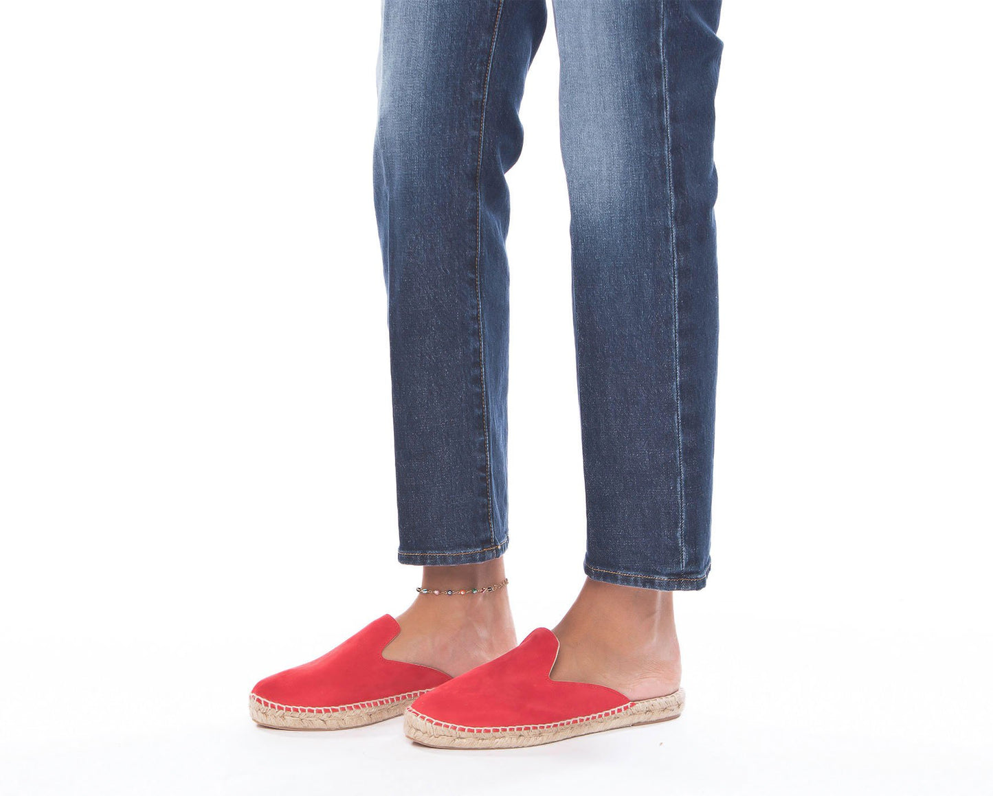 Mules - Hamptons - Fiery Red