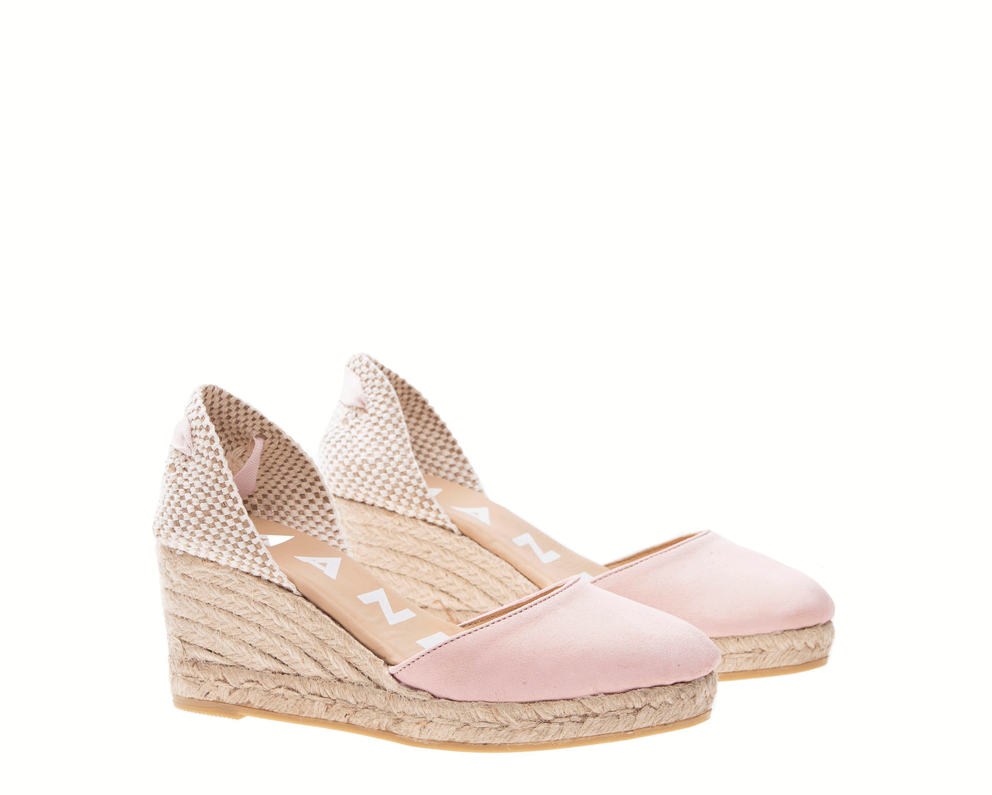 Sandales Compensées Basses - Hamptons - Rose Pastel