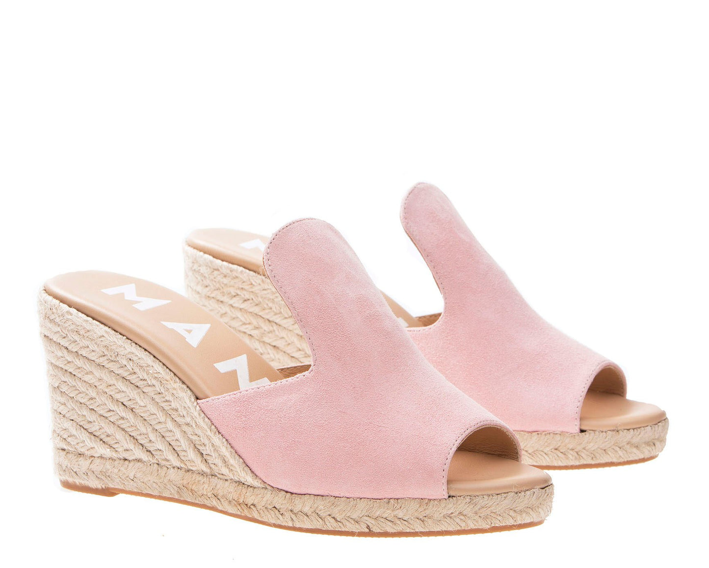 Mules Compensées - Hamptons - Rose Pastel