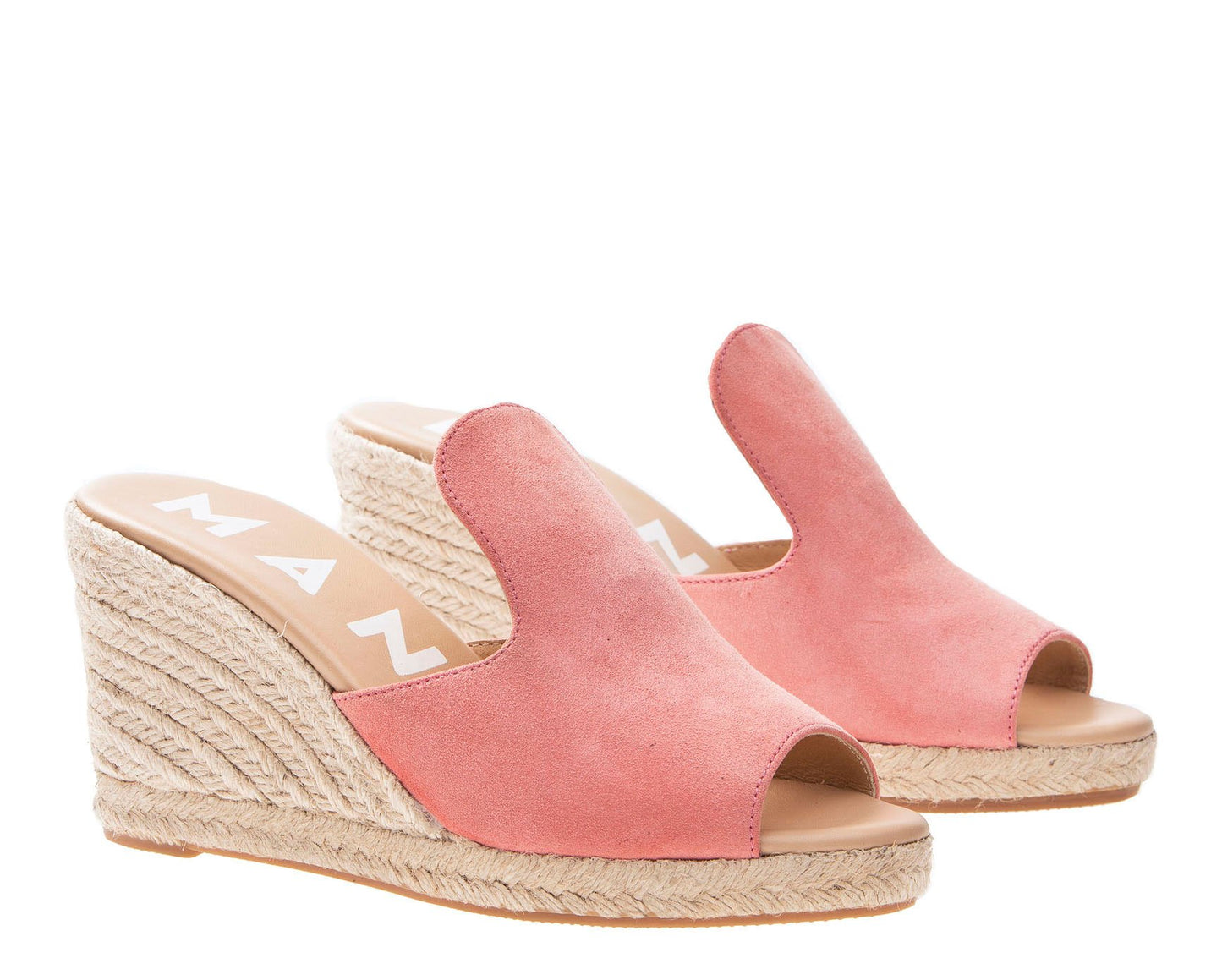 Mules Compensées - Hamptons - Rose Paradis