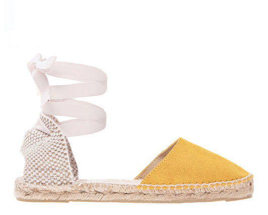 Sandales Plates - Hamptons - Jaune Ensoleillé