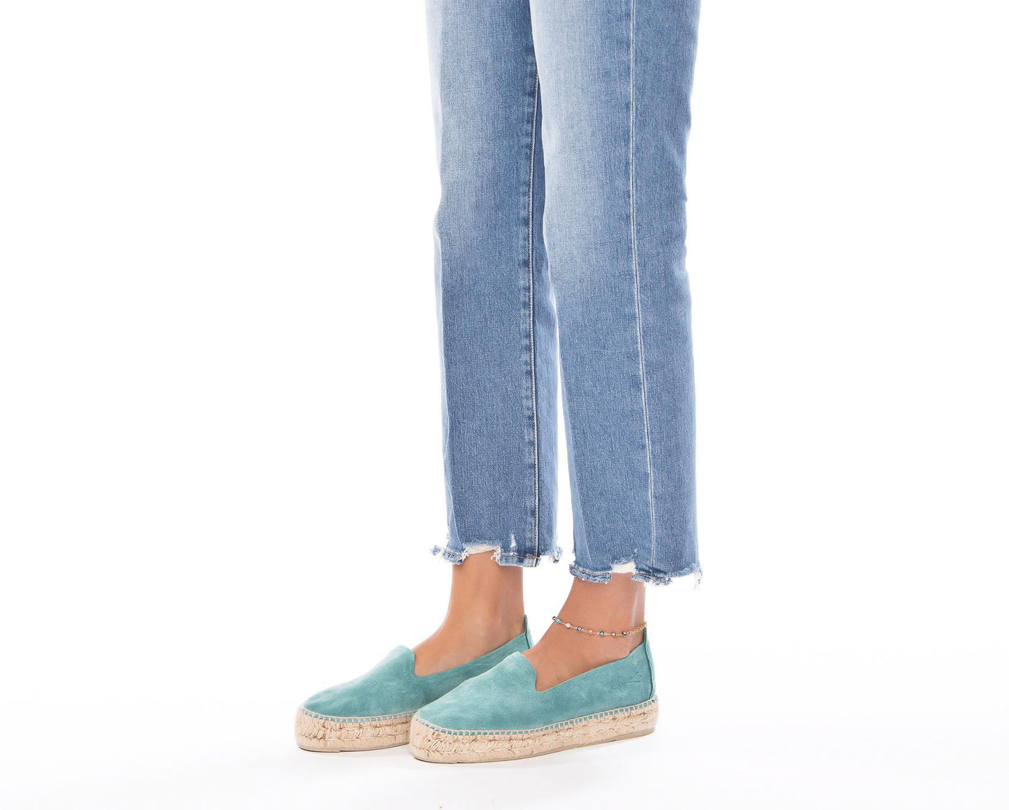 Espadrilles - Hamptons - Aigue-marine foncée D