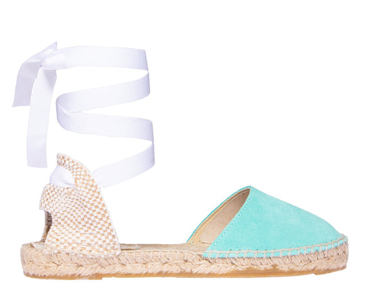 Sandales Plates - Hamptons - Aquamarine