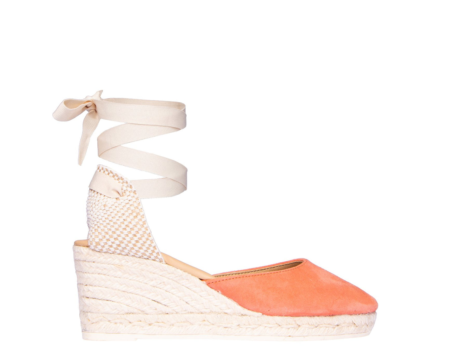 Wedge Sandals Low - Hamptons - Mandarin