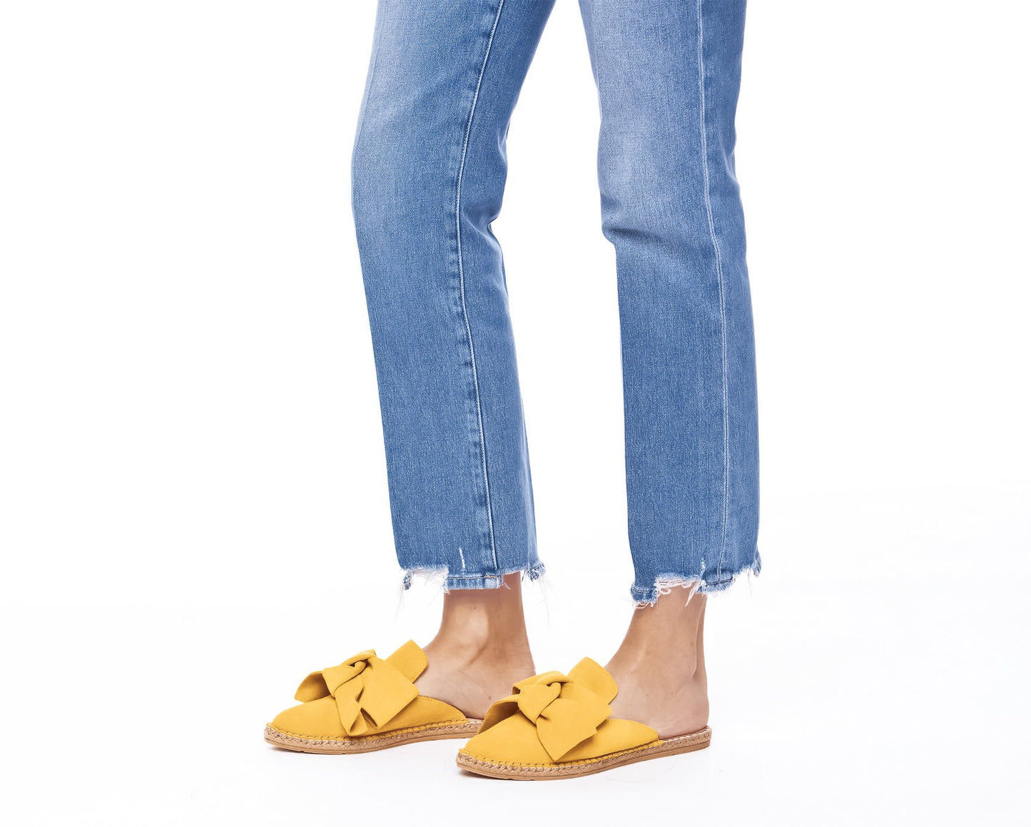 Mules with Bow - Hamptons - Sunny Yellow