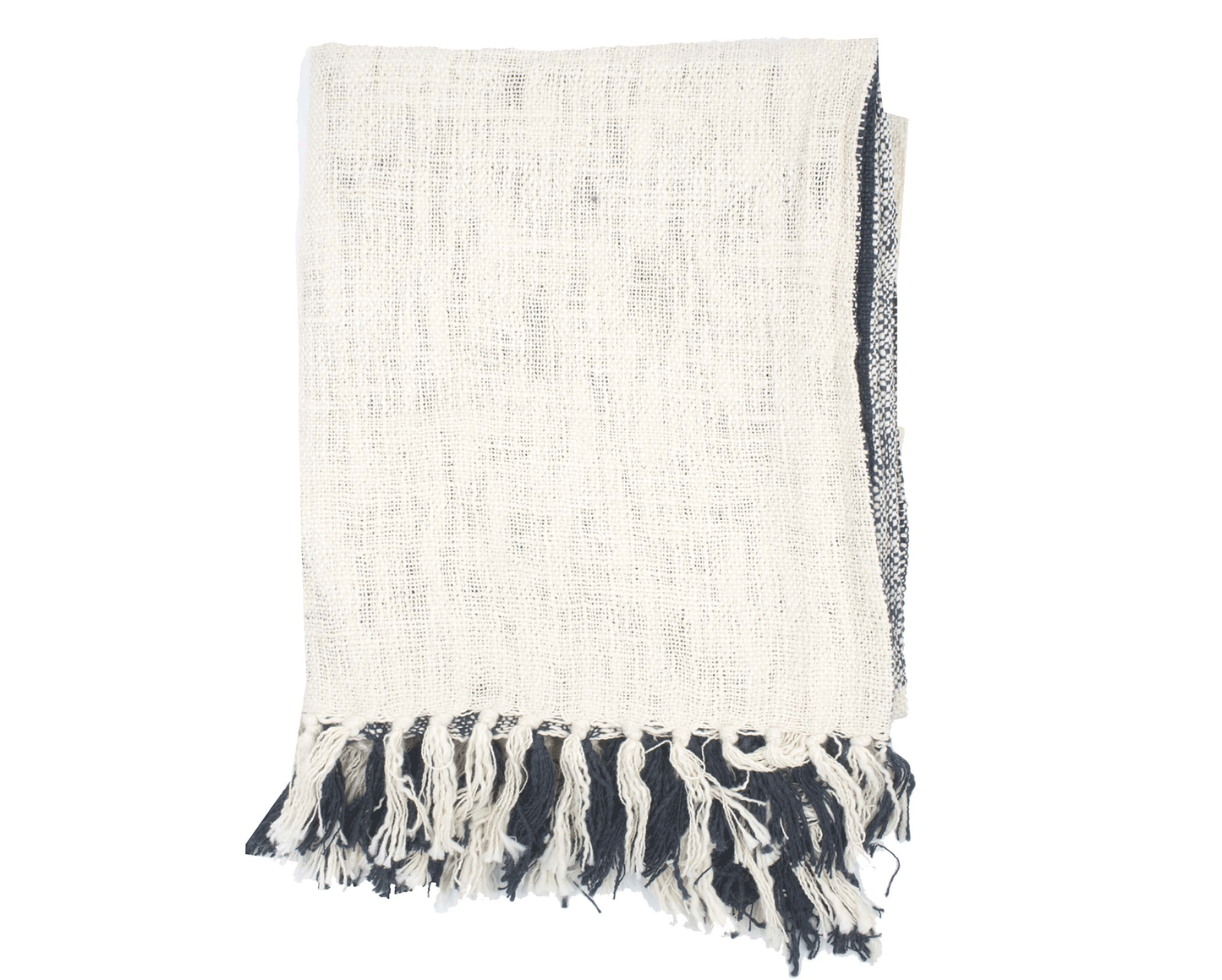 Beach Towel - Natural & Blue