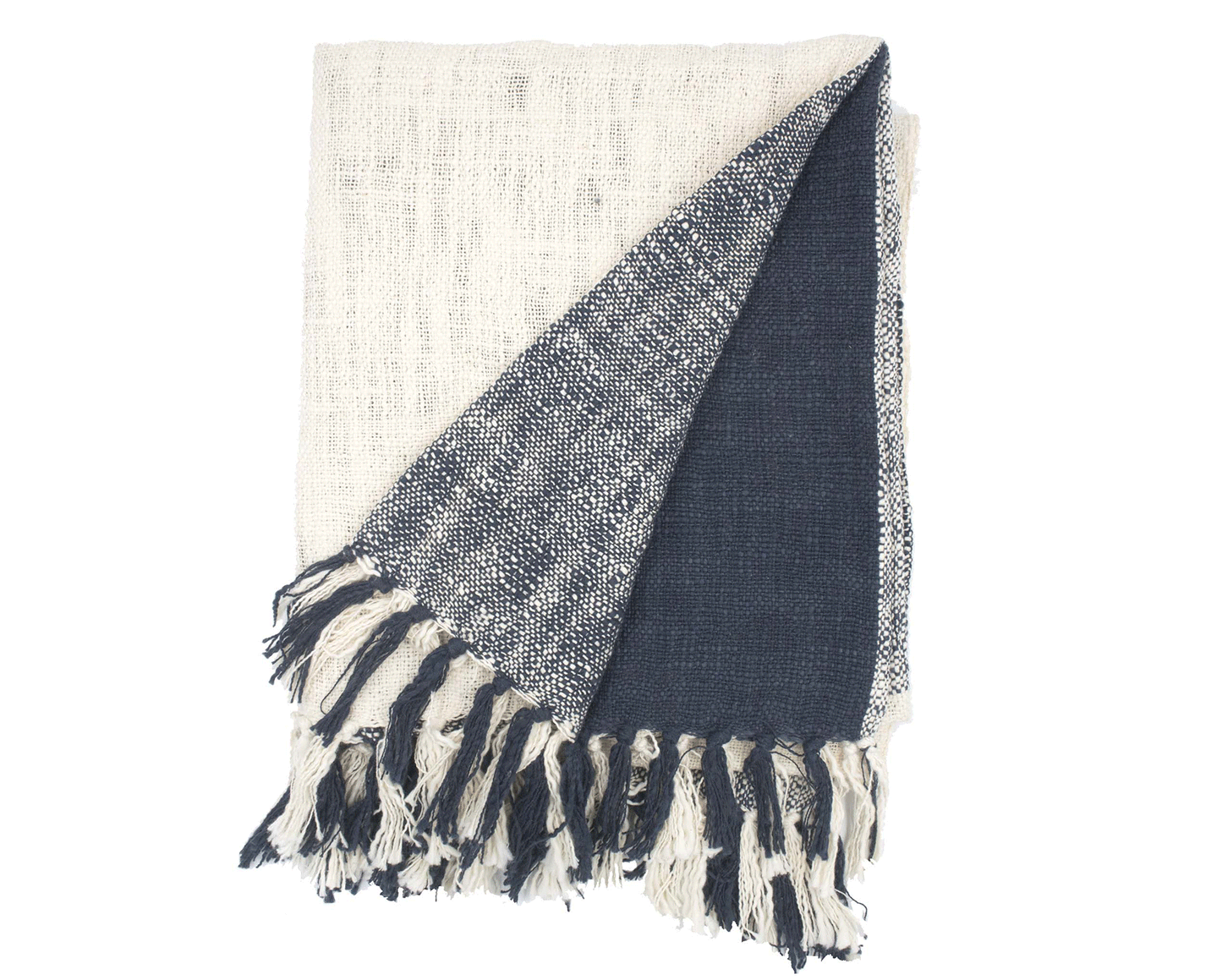 Beach Towel - Natural & Blue