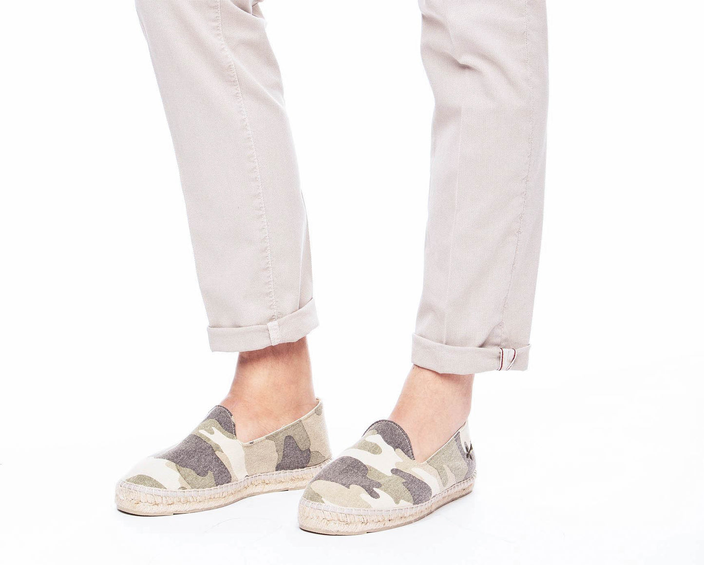 Espadrilles - Dakar - Camouflage White & Green