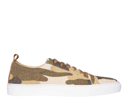 Baskets - Dakar - Camouflage Blanc &amp; Vert