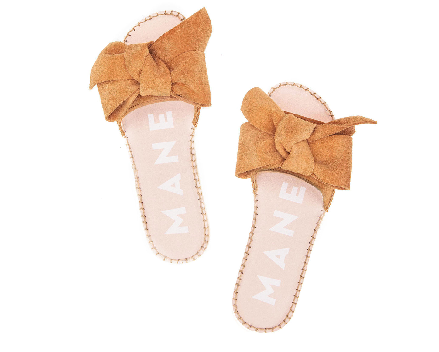 Flat Sandals with Bow - Hamptons - Cuero