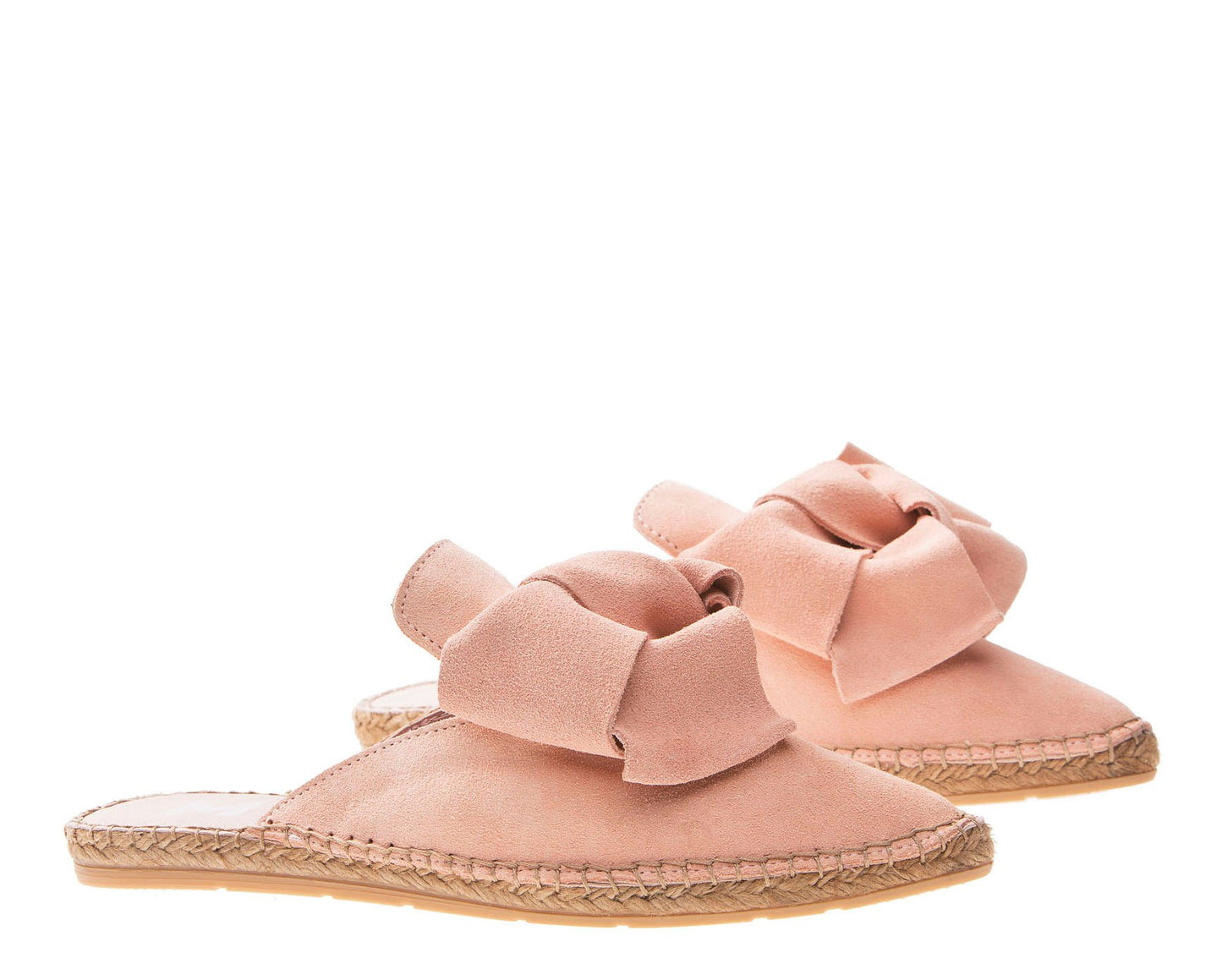 Mules with Bow - Hamptons - Pastel Rose