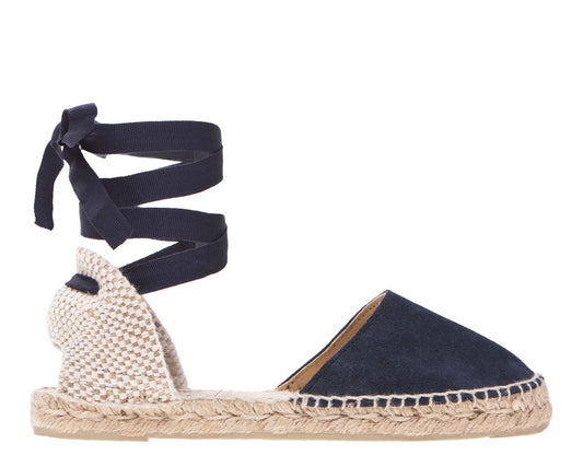 Sandales Plates - Hamptons - Bleu Patriote